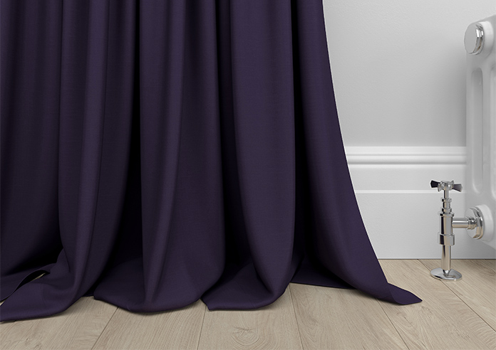 Kyoto Faux Silk, Berry - Made to Measure Curtains - Image 6